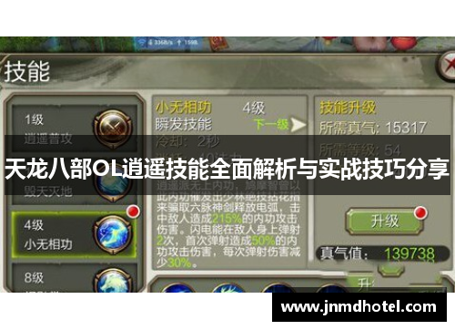 天龙八部OL逍遥技能全面解析与实战技巧分享
