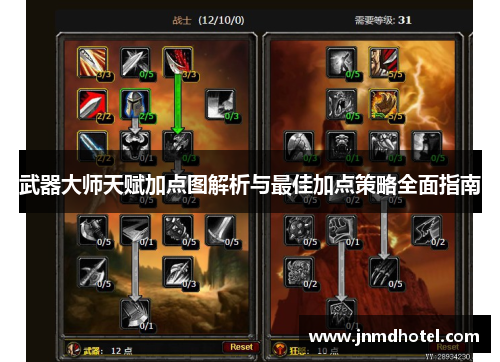 武器大师天赋加点图解析与最佳加点策略全面指南