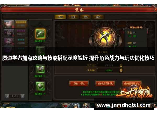魔道学者加点攻略与技能搭配深度解析 提升角色战力与玩法优化技巧