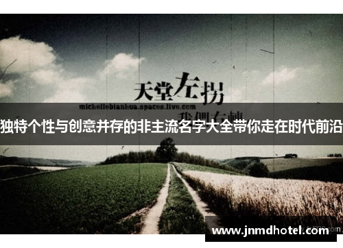 独特个性与创意并存的非主流名字大全带你走在时代前沿